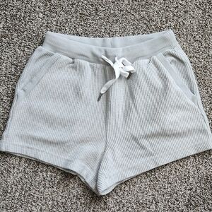 Aerie New Love High Waisted Corded Short, Sage Green, Size Small